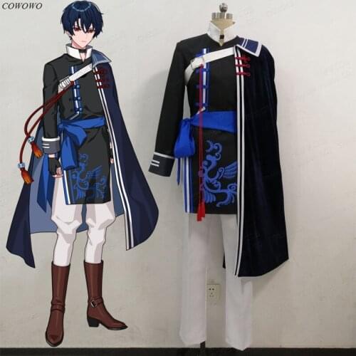 Anime! Promise Of Wizard Eastern Country Shino Game Suit Handsome Unform Cosplay Costume Halloween Outfit Custom Made Any Size