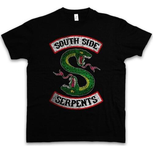 Archie Snake Biker Mc Motorcycle Club South Side Serpents T-Shirt. Summer Cotton O-Neck Short Sleeve Mens T Shirt New S-3XL