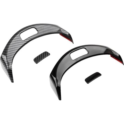 Car Center Console Armrest Box Buttons Frame Decoration Sticker Trim for Mercedes Benz C Class W205 GLC X253 2015-2020