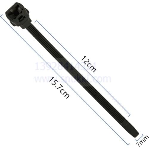 Auto Cable Tie Wrap Fixed Clips Cable Fastening Zip Strap for car 10pcs a lot