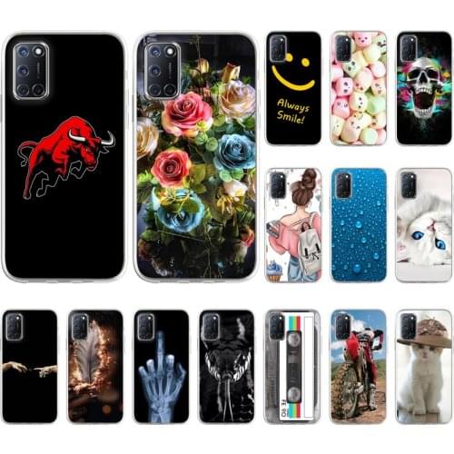 Case For OPPO A52 A72 A92 Case Silicone Soft Phone Back Cover On For OPPO A 52 A 72 A 92 6.5 inch Shockproof coque Phone Bumper