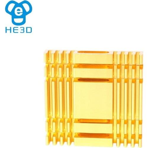 1pcs/2pcs HE3D 37*37*6mm heat sink 3D printer part for extruder aluminum