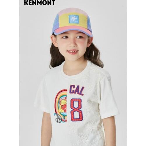 Kamon 6-9 years old anti-ultraviolet peak caps boys sun hats girls sun hats quick-drying breathable mesh baseball caps