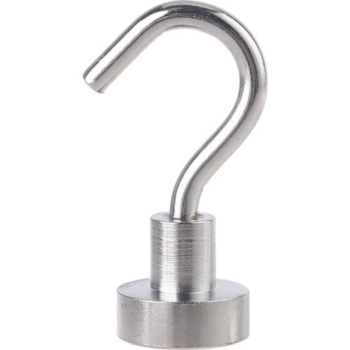Multi Purpose Strong Magnetic Hooks Heavy Duty Wall Hooks Hanger Key Coat Cup Hanging Hanger for Home Kitchen Storage
