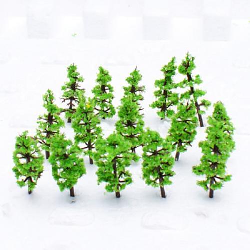 Model Fir Tree Train Set Plastic Trunks Scenery Landscape N Z - 100PCS Plastic DIY Accessory for Sand Table Scenery Building