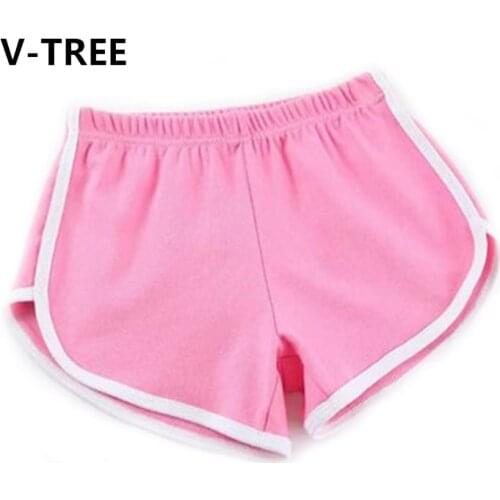 2020 New Sports Shorts Female Summer Womens Nightwear Fitness Pants Casual Home Yoga Running Cotton Elastic Waist Skinny Mid