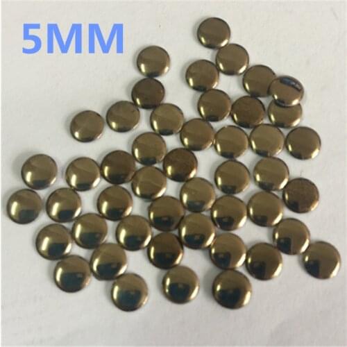 New 5*5mm Round Antique Bronze/Black Hotfix Nailheads iron-on Rhinestuds panel pressing Punk Cone Studs and Spike DIY 300pcs/lot