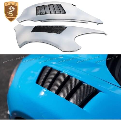 Commas Carbon Fiber Front Fender For McLaren MP4 650 Upgrade 675 Style Front Fender No Painted
