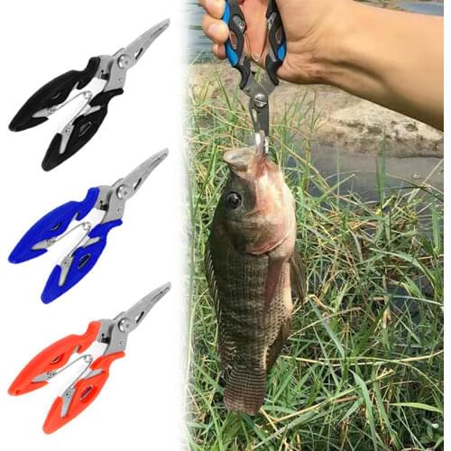 Fishing Plier Scissor Braid Line Lure Cutter Hook Remover Tackle Tool Cutting Fish Use Tongs Multifunction Scissor Fishing Gear