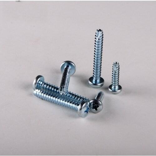 20PCS BT type Cross Pan Head Self-Tapping Screw Self-Tapping Screws Hirao Slotted The Ball Shank Self-Tapping M5 * 10