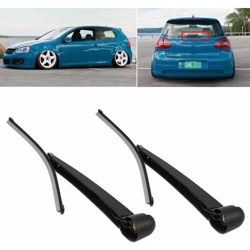 HLEST Professional High Performance Black 335mm Rear Wiper Blade + Arm for VW Golf Mk5 03 2006-2008
