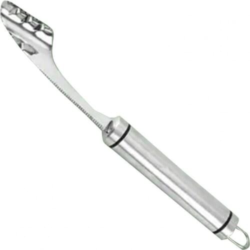 Convenient Pepper Corer Rotating Cutter Stainless Steel Hanging Hook Smooth Edge Core Remover for Daily Life