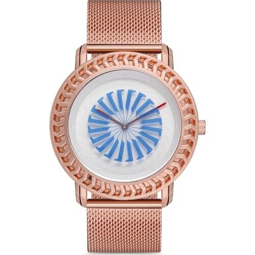2020 top Brand Luxury Fashion Women 'S Golden Steel Quartz Wrist watch Aqua Di Polo APWN026802