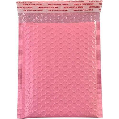 1Pcs Bubble Envelope Bag Pink Bubble Self Seal Mailing Bags Storage Bags Lined Hot Packages Mailer Padded For Magazine Enve S0M3