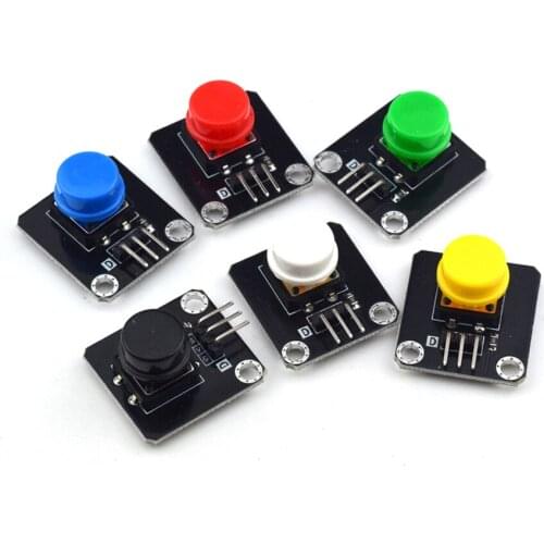 6 Colors Button Switch Modules For DIY Electronic Building Block Raspberry Pi
