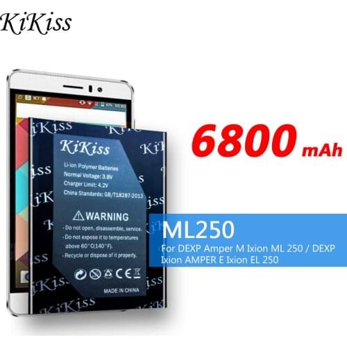 6800mAh High Capacity Mobile Phone Battery For DEXP Amper M Ixion ML 250 / DEXP Ixion AMPER E Ixion EL 250