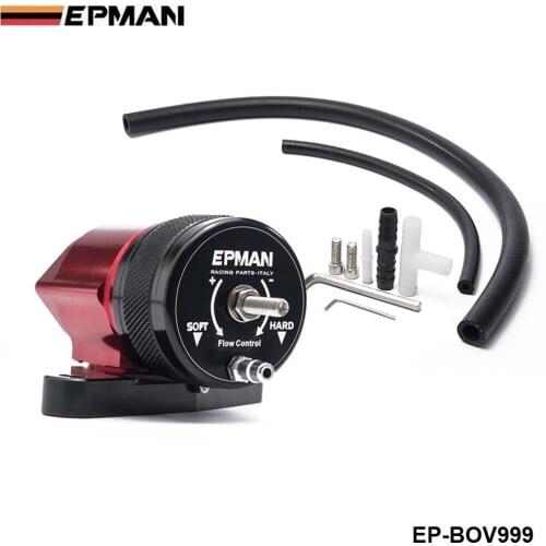 Car Racing Red & Black Intercooler Recirculation Blow Off Valve BOV Kit For Subaru WRX Turbo/Intercooler EP-BOV999