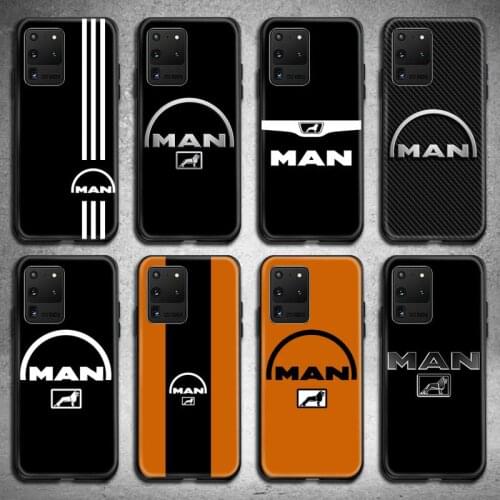 Man trucks logo Phone Case for Samsung S20 plus Ultra S6 S7 edge S8 S9 plus S10 5G lite 2020