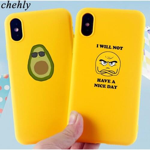 Phone Case for iPhone 6s 7 8 11 Plus Pro X XS Max XR Cute Avocado dinosaur Cases Soft Silicone Fitted TPU Back Accessories Cover