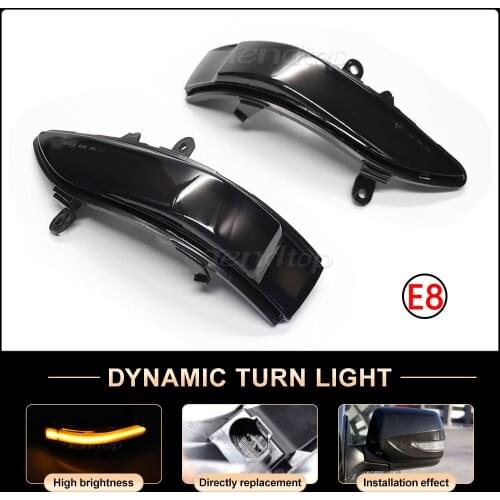 For Subaru Forester Outback Legacy Tribeca 2007-2016 LED Dynamic Turn Signal Light Indicator Wing Mirror Repeater Flowing Lamp