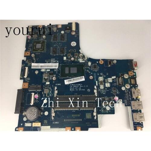 Yourui For Lenovo IdeaPad 500-15ISK Laptop Motherboard AIWZ2 AIWZ3 LA-C851P SR2RZ i7-6500u CPU DDR3 100% Tested Good