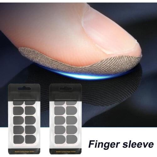 Mobile Phone Gaming Finger Sleeve Sweat-Proof Finger Cover Fingertip Gloves Game Non-slip Touch Fingertip For PUBG Mobile Games