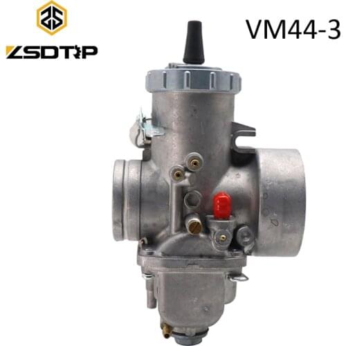 ZSDTRP Motorcycle 44mm Carburetor For Mikuni VM Series Round Slide VM44 Carburetor 44mm VM44-3 1002-0057 Stroke CarbSpigot Carb