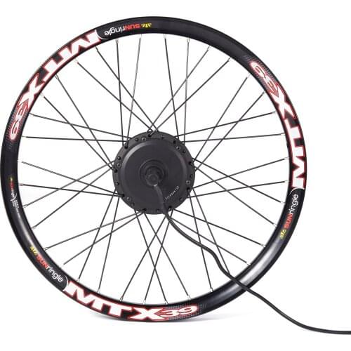 Mountain Bicycle Motorized Wheel 36V 250W 350W 500W Brushless Geared Motor with 24"/26"/27.5"/28"/29"/700C MTX Sun R1ngle Rim