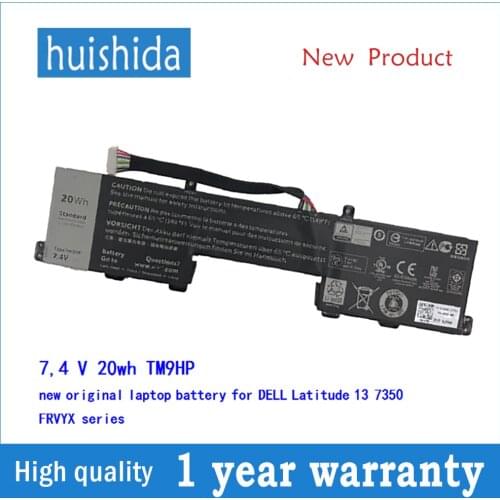 7,4 V 20wh TM9HP new original laptop battery for DELL Latitude 13 7350 FRVYX series