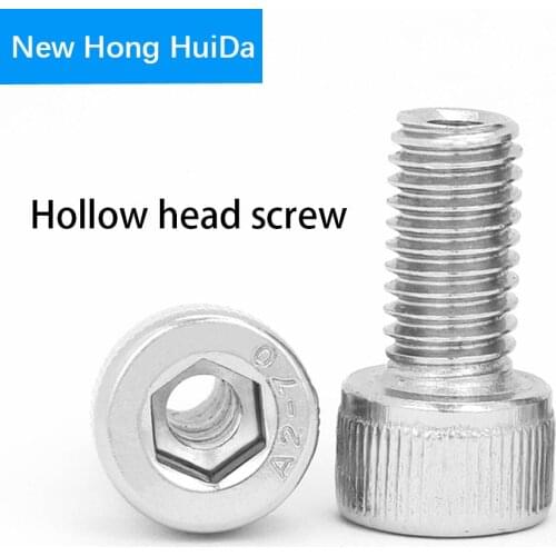 Hollow Hex Hexagon Allen Socket Head Cap Screw Lamp Hole Bolt M4 M5 M6 M8 M10 M12 M14 M16 304 Stainless Steel