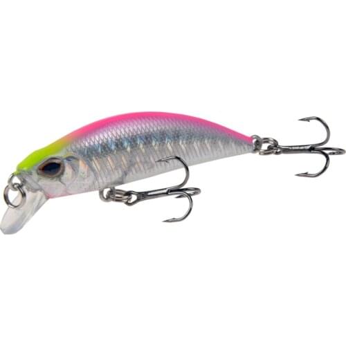 1PCS Minnow Fishing Lure 55mm 5g Sinking Hard Bait Wobbler Jig Bait Crankbait Carp Striped bass Pesca Fishing tackle SwimBait