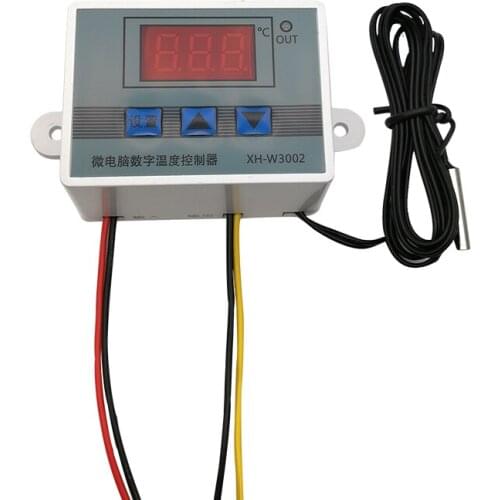 12V 24V 110V 220V Professional W3002 Digital LED Temperature Controller 10A Thermostat Regulator XH-3002