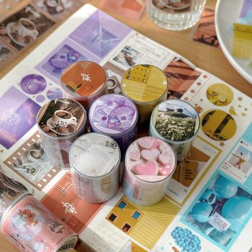 8PCS/LOT song of the city series simple creative decorative PET tape
