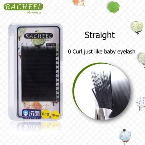 Racheel Natural Straight hair False Eyelash Baby Eyelash extension Long thick Fake Eye Lashes Korean Imported Material