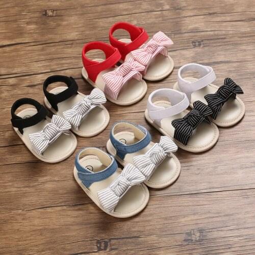 Sandals for Baby Girls Shoes Non-Slip Baby Princess Bowknot Sandals Toddlers Newborn Infantil Children Kids Summer Shoes