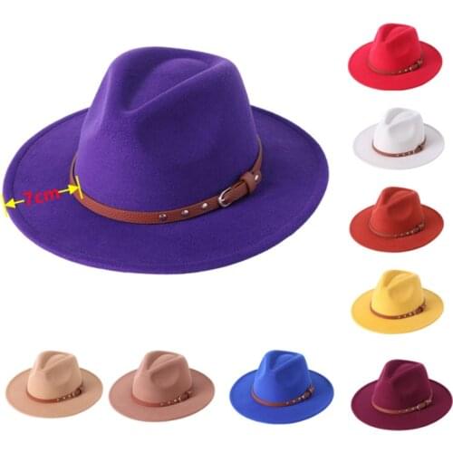 Peach heart top fedora hat 7cm brim winter hat jazz fedora hat felt top hat for men and women autumn and winter шапка женская