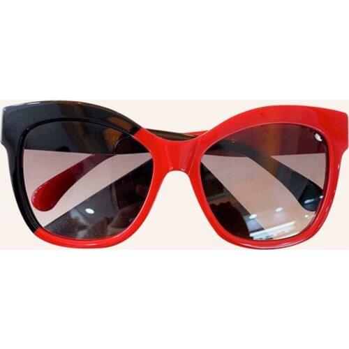 2020 New Brand Sunglasses Women Luxury Designer Fashion Black Cat Eye Oversized Sunglasses Female Gradient Shades oculos