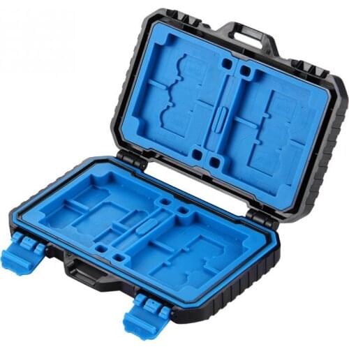 Shatterproof Waterproof Memory Card Case Support Storage of Various Cards TF card SD card box Organizer box