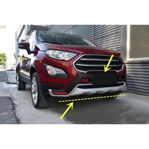 For Ford Ecosport 2013-2017 High-quality ABS Engineering Plastics Front and rear bumpers Scratch protection Car styling