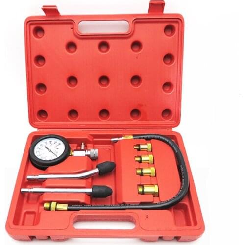 0-300psi Gasoline Engine Compression Tester Auto Petrol Gas Engine Cylinder Automobile Pressure Gauge Tester Automotive Test Kit