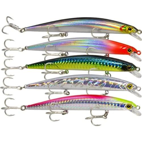5 Pieces Fishing Lure Mini Baits Weight 11G/11.5Cm Bass Fishing Artificial Fake Fish