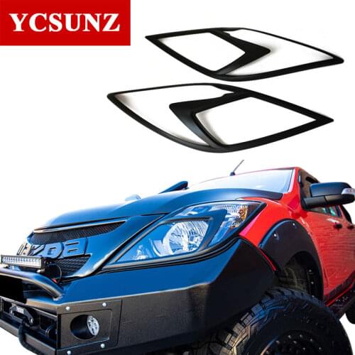 ABS Car Accessories Chrome headlight Tail Lights Cover For Mazda Bt50 Pro 2012-2018 2019 2020