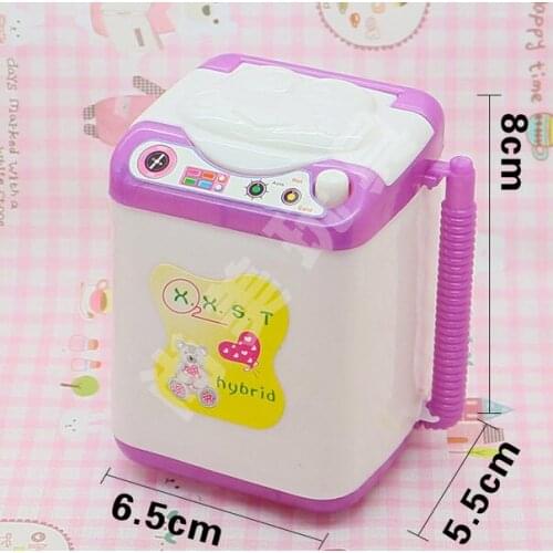 Doll Accessories Display Furniture Household Appliances For Barbie Dolls Accessories For Monster High dolls Mini Washing Machine