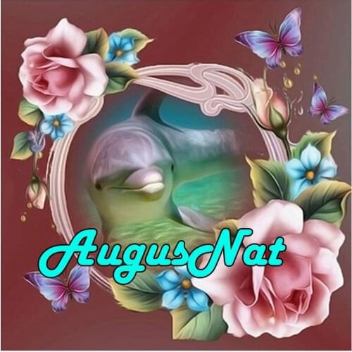 Animal diamond painting dolphin sea diamont embroidery full square drill daimand mosaic stickers flowers diamand paint pictures