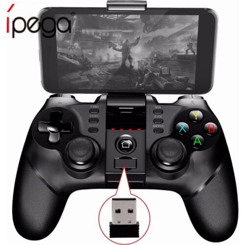 Ipega PG-9076 Wireless Bluetooth Gamepad with 2.4G Receiver 3in1 For IOS android phone for TVBOX For ps3 Game Console Player