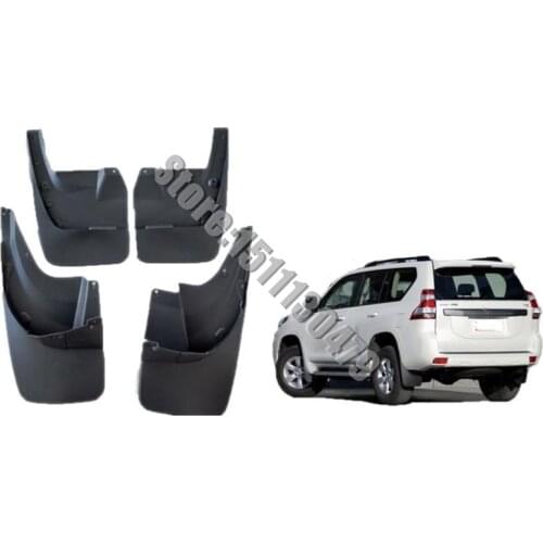 Car Styling for Toyota LAND CRUISER PRADO FJ150 Mudguard car cover fender soft mudguard protection flap splash mud guard frame