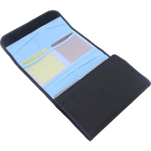 6/8/10/12 Pockets Lens Filter Wallet Case Filter Bag For Camera Filter Pouch UV CPL Lens Adapter Ring Storage Case Bag