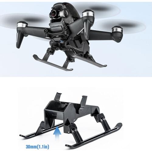 DJI FPV Extended Foldable Landing Gear Heighten 30mm Anti-fall Skid Protector Stand Leg for FPV Combo Drone Accessoriess