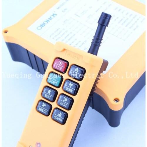 HS-8D6 Double speed Hoist crane remote control wireless radio Uting remote control 380VAC 220VAC 36VAC 12VDC-24VDC