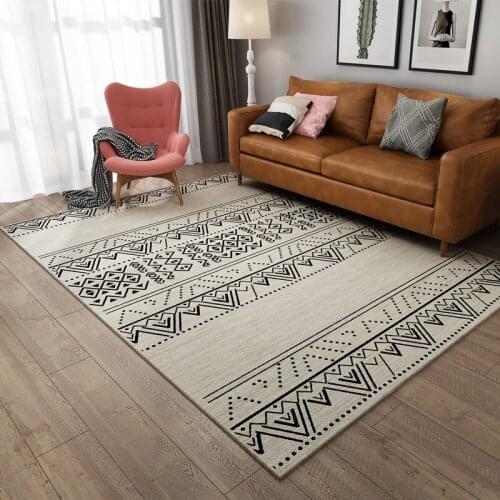 Bohemia Style Carpets For Living Room Nordic Geometric Carpet Bedroom Sofa Coffee Table Rug Study Room Floor Mat Dining Room Rug